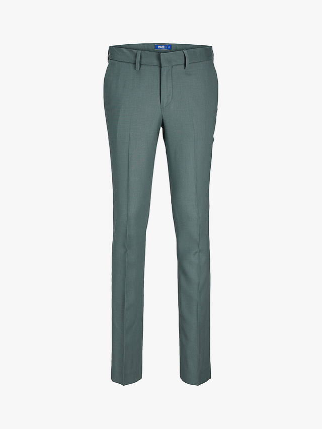 Jack & Jones Kids' Solaris Wool Blend Suit Trousers, Balsam Green
