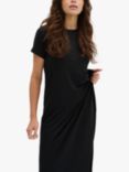 MY ESSENTIAL WARDROBE Vista Jersey Short Sleeve Maxi Dress, Black, Black