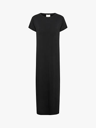 MY ESSENTIAL WARDROBE Vista Jersey Short Sleeve Maxi Dress, Black
