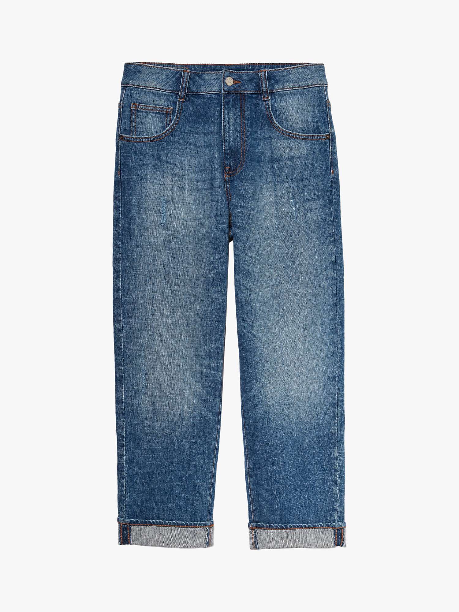 Buy SISLEY Manhattan Cropped Straight Leg Jeans Online at johnlewis.com