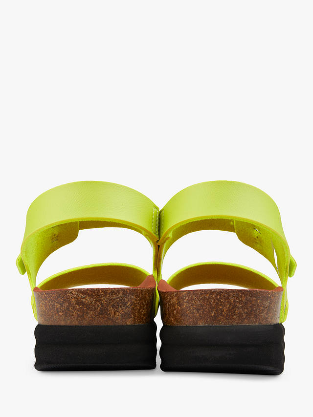 V.GAN Vegan Clove Footbed Sandals, Lime 