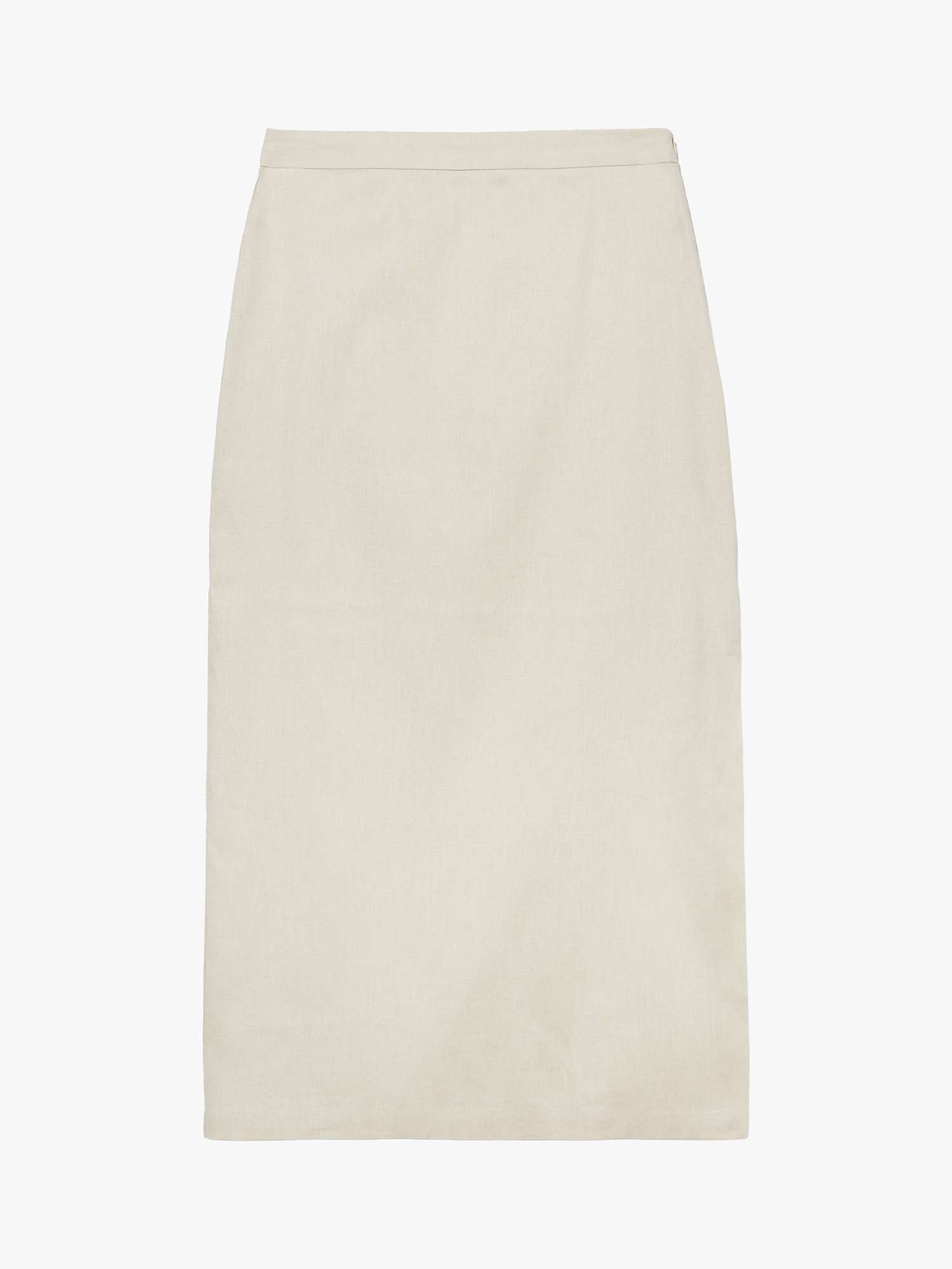 Buy SISLEY Linen Blend Midi Pencil Skirt Online at johnlewis.com