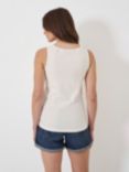 Crew Clothing Classic Round Neck Vest Top, White