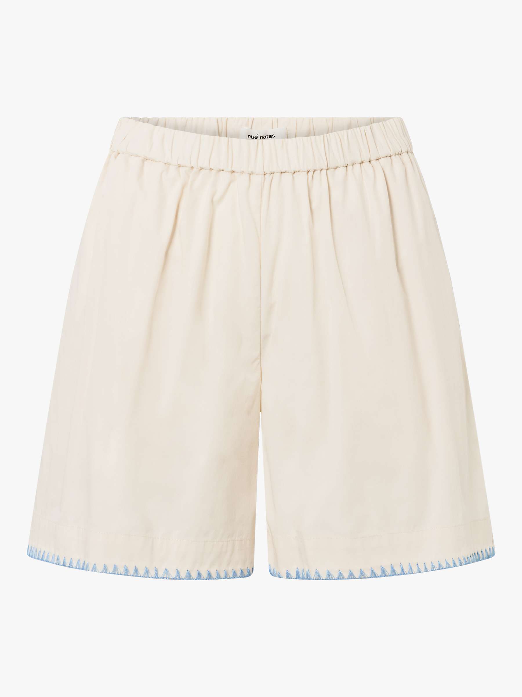Buy nué notes Juliano Embroidered Hem Shorts, Birch Online at johnlewis.com