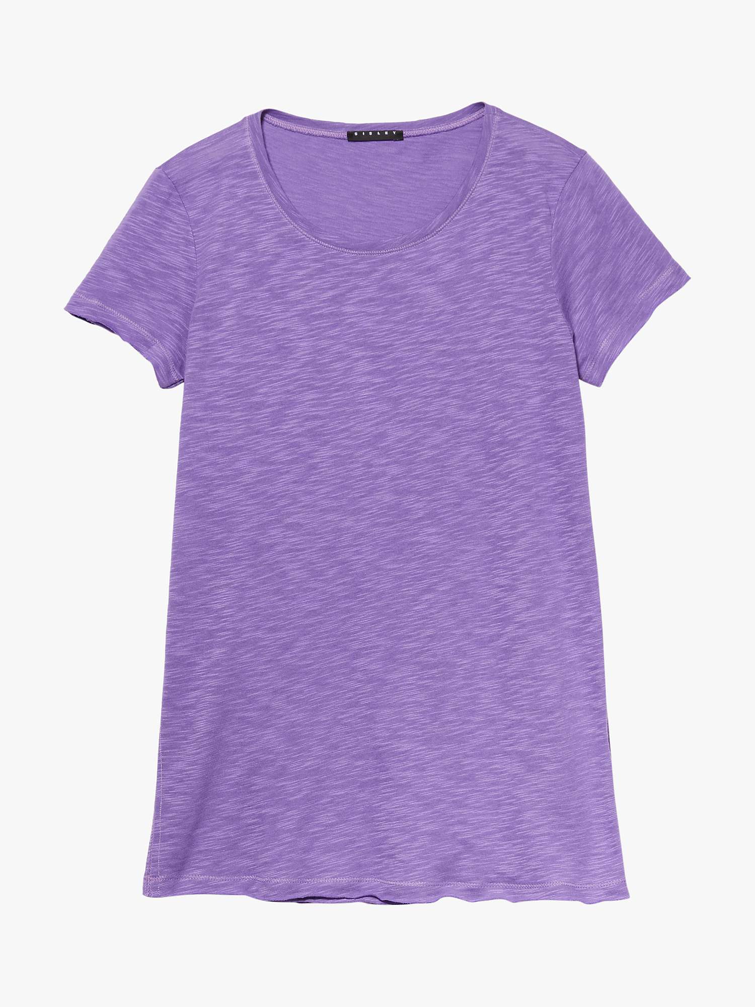 Buy SISLEY Raw Cut Short Sleeve T-Shirt Online at johnlewis.com