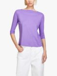 SISLEY Boat Neck Top, Violet