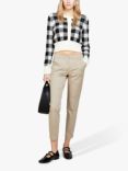 SISLEY Slim Fit Gabardine Chinos, Beige