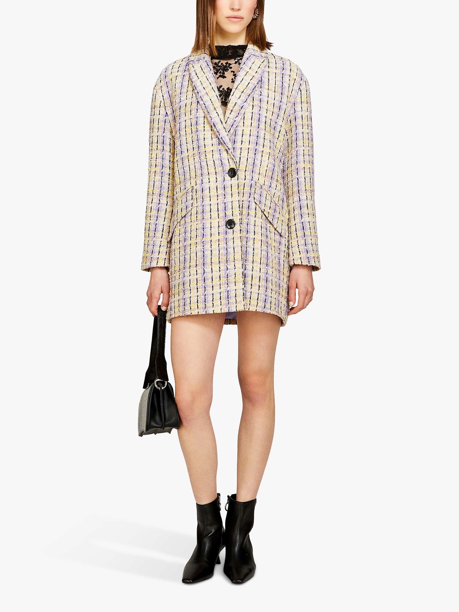 Buy SISLEY Tweed Bouclè Jacket, Multi Online at johnlewis.com