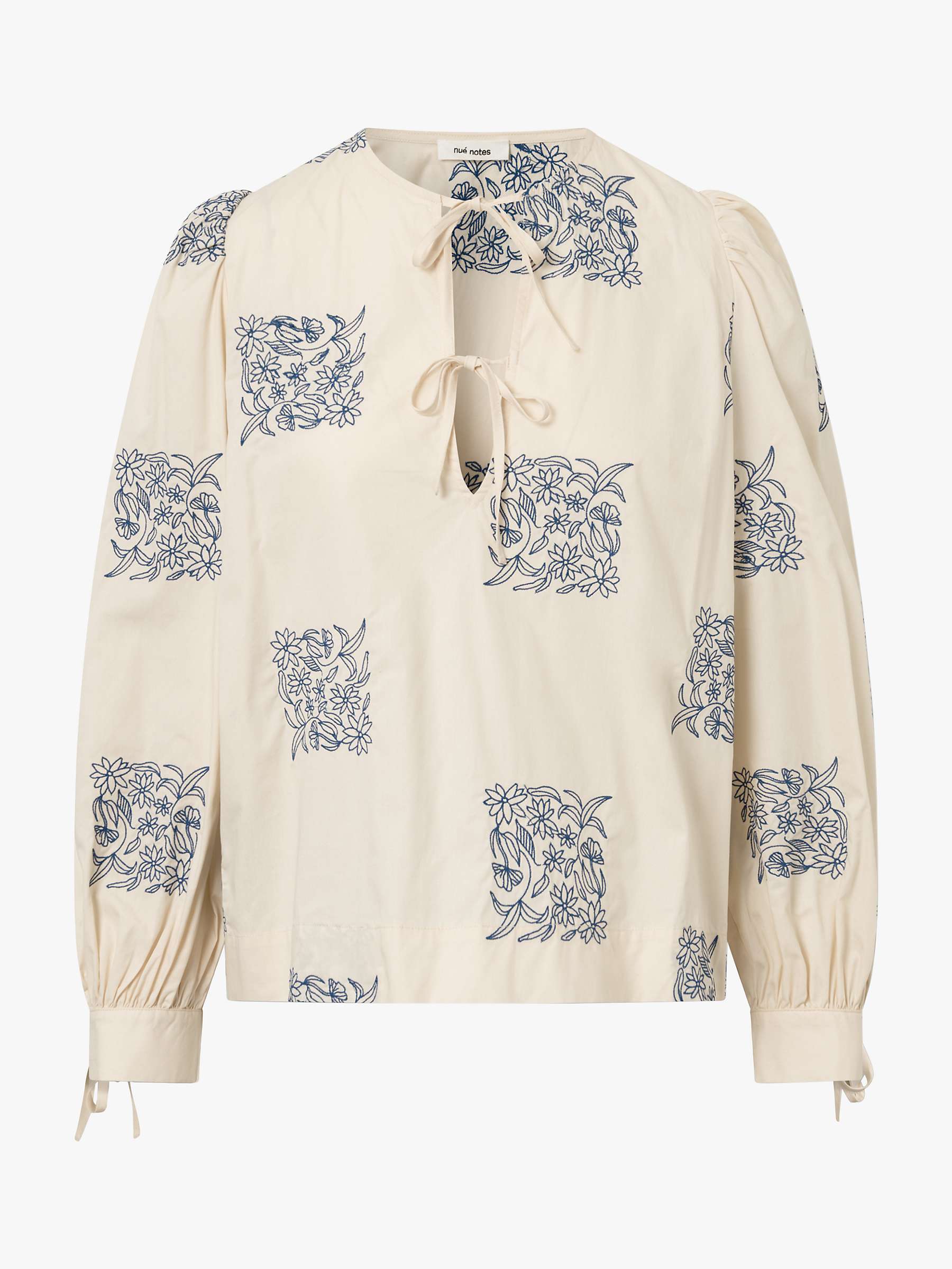 Buy nué notes Hartwell Blouse, Birch Online at johnlewis.com