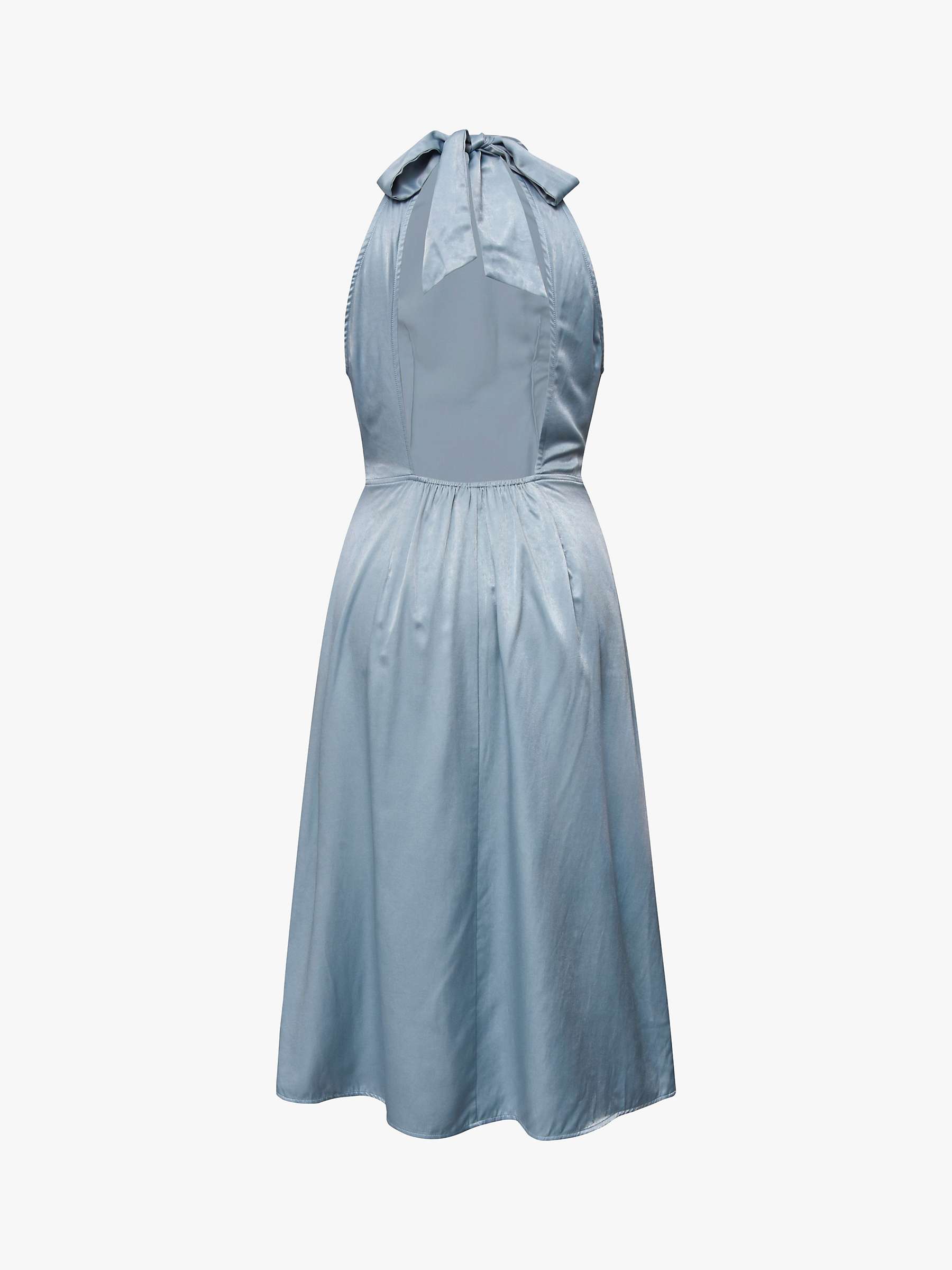Buy A-VIEW Carry Sateen Midi Dress, 281 Blue Online at johnlewis.com