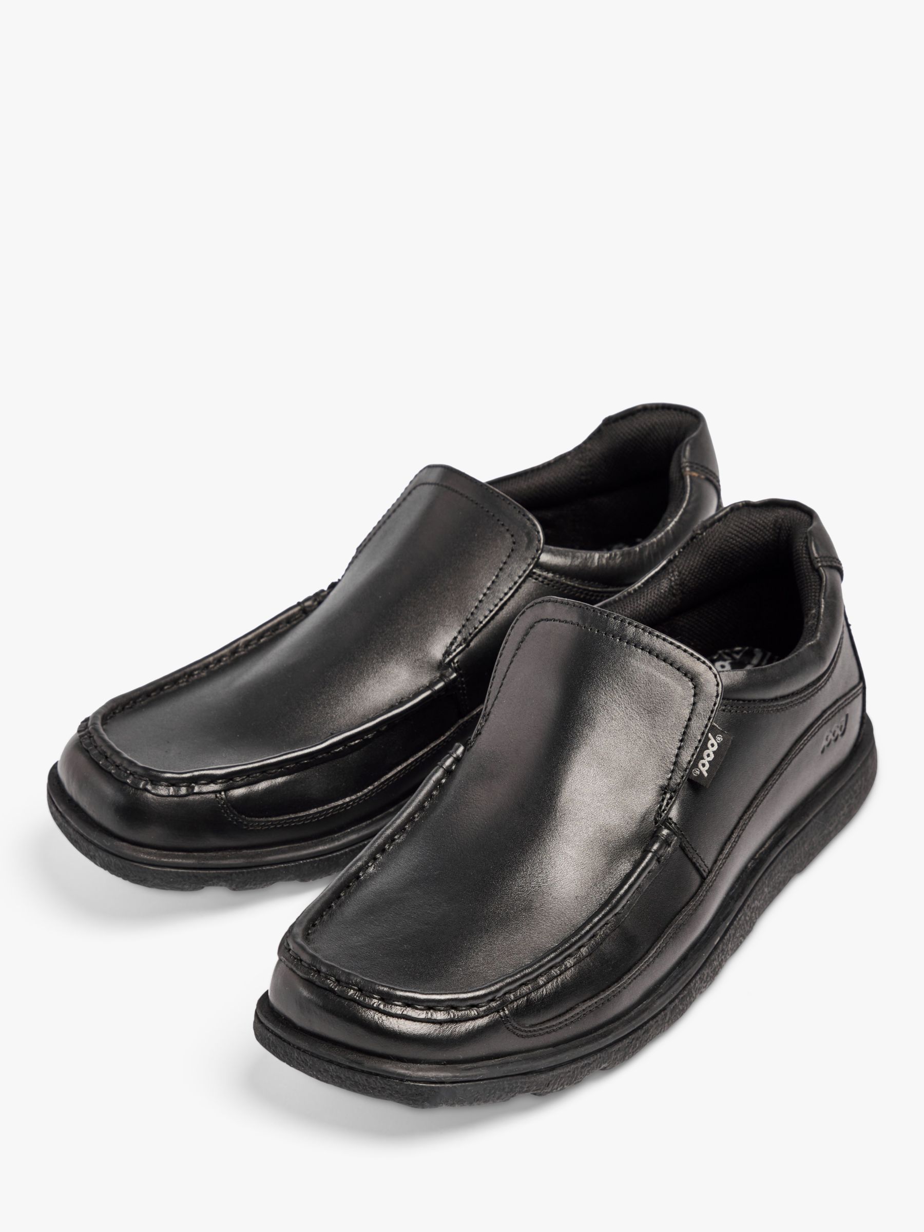 Pod Men's Leather Shoes, Black, 8