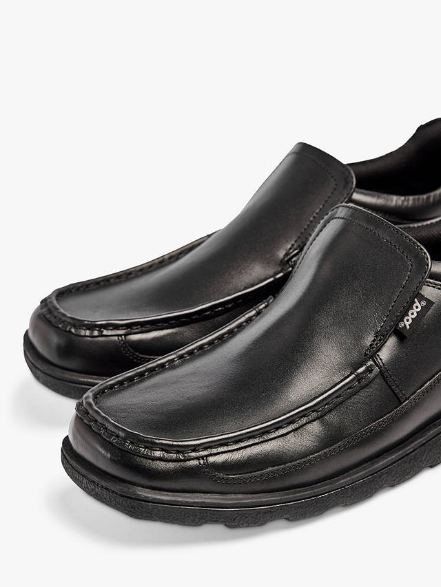Pod Men's Leather Shoes, Black