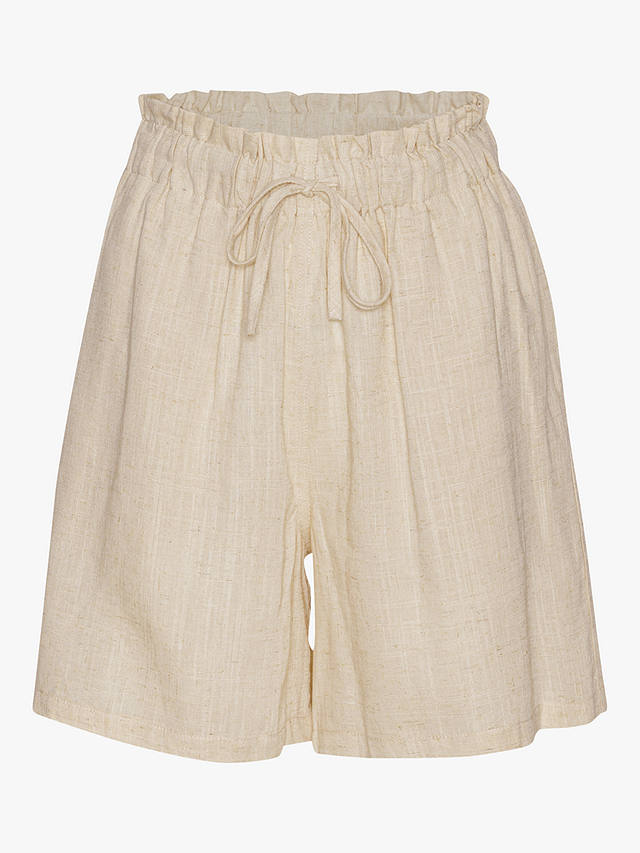 A-VIEW Lerke Linen Blend Shorts, Sand
