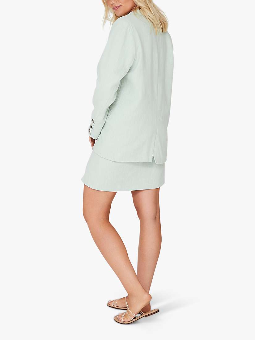 Buy A-VIEW Annali Linen Blend Blazer, Mint Online at johnlewis.com