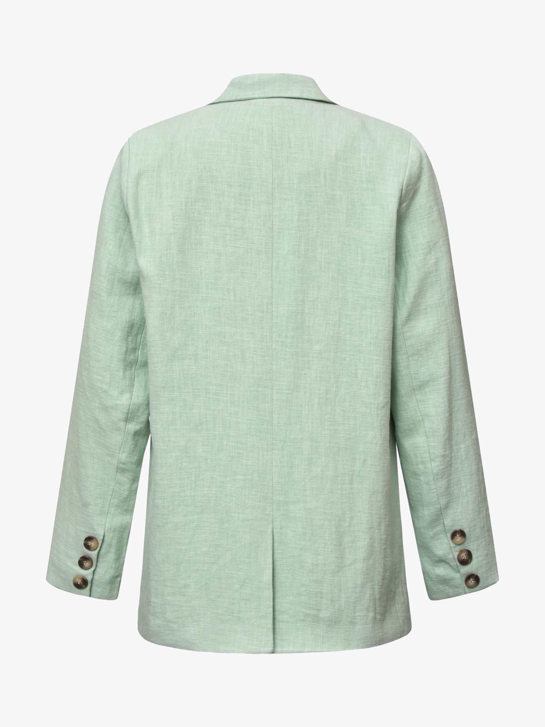 Buy A-VIEW Annali Linen Blend Blazer, Mint Online at johnlewis.com
