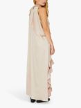 A-VIEW Rose Satin Maxi Dress, Sand, Sand