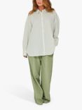 A-VIEW Sonja Stripe Shirt, White/Green