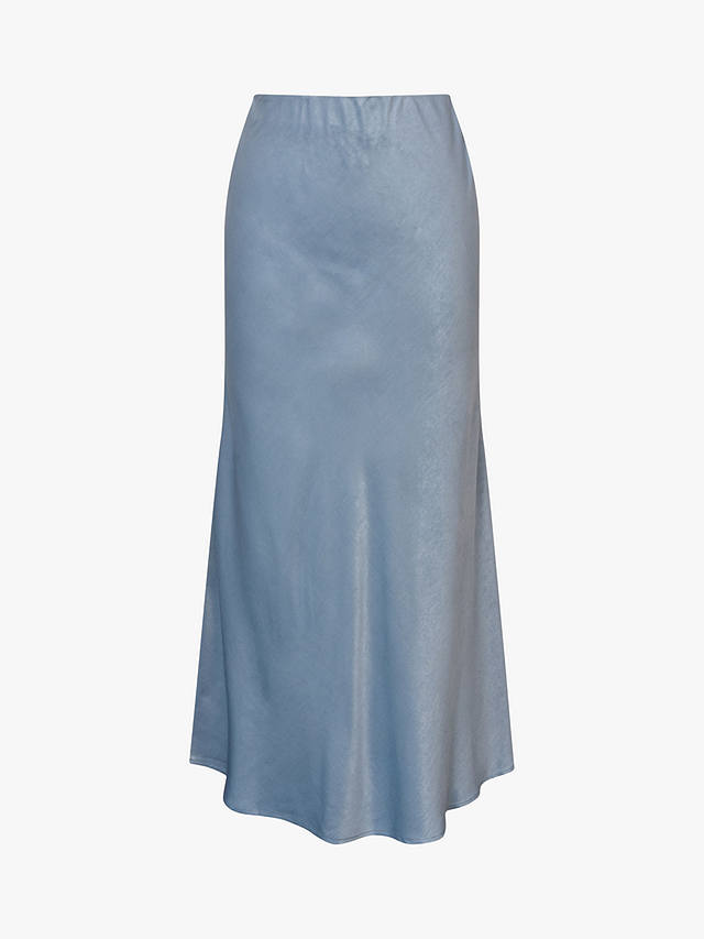 A-VIEW Carry Maxi Sateen Skirt, Blue
