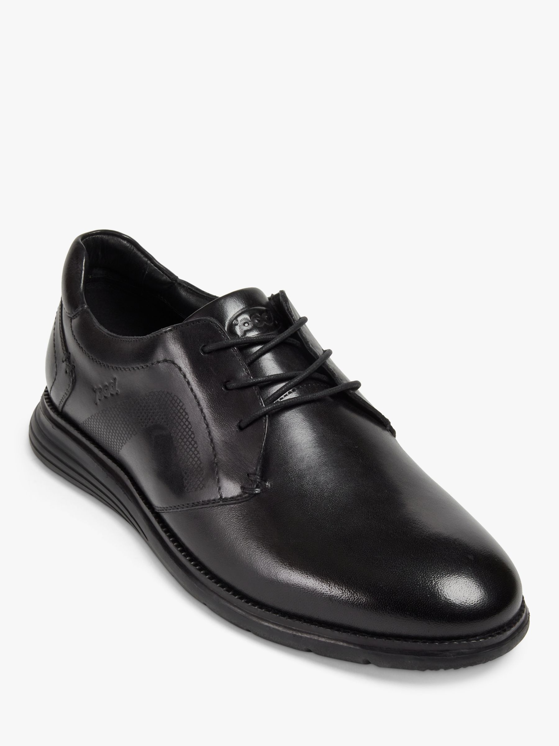 Pod Aston Leather Shoes, Black, 6