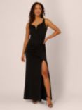 Adrianna Papell Novelty Mermaid Maxi Dress, Black