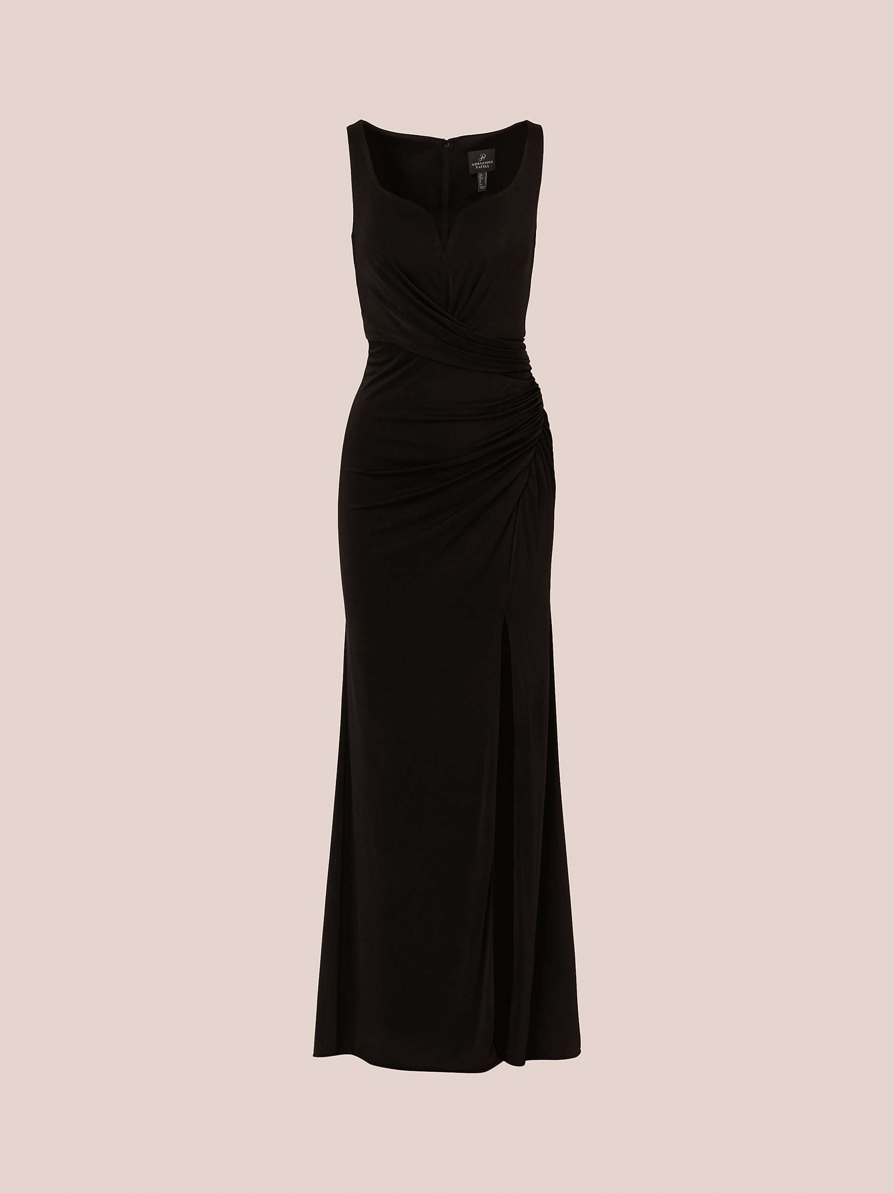 Buy Adrianna Papell Novelty Mermaid Maxi Dress, Black Online at johnlewis.com