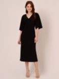 Adrianna Papell Jersey Dolman Dress, Black