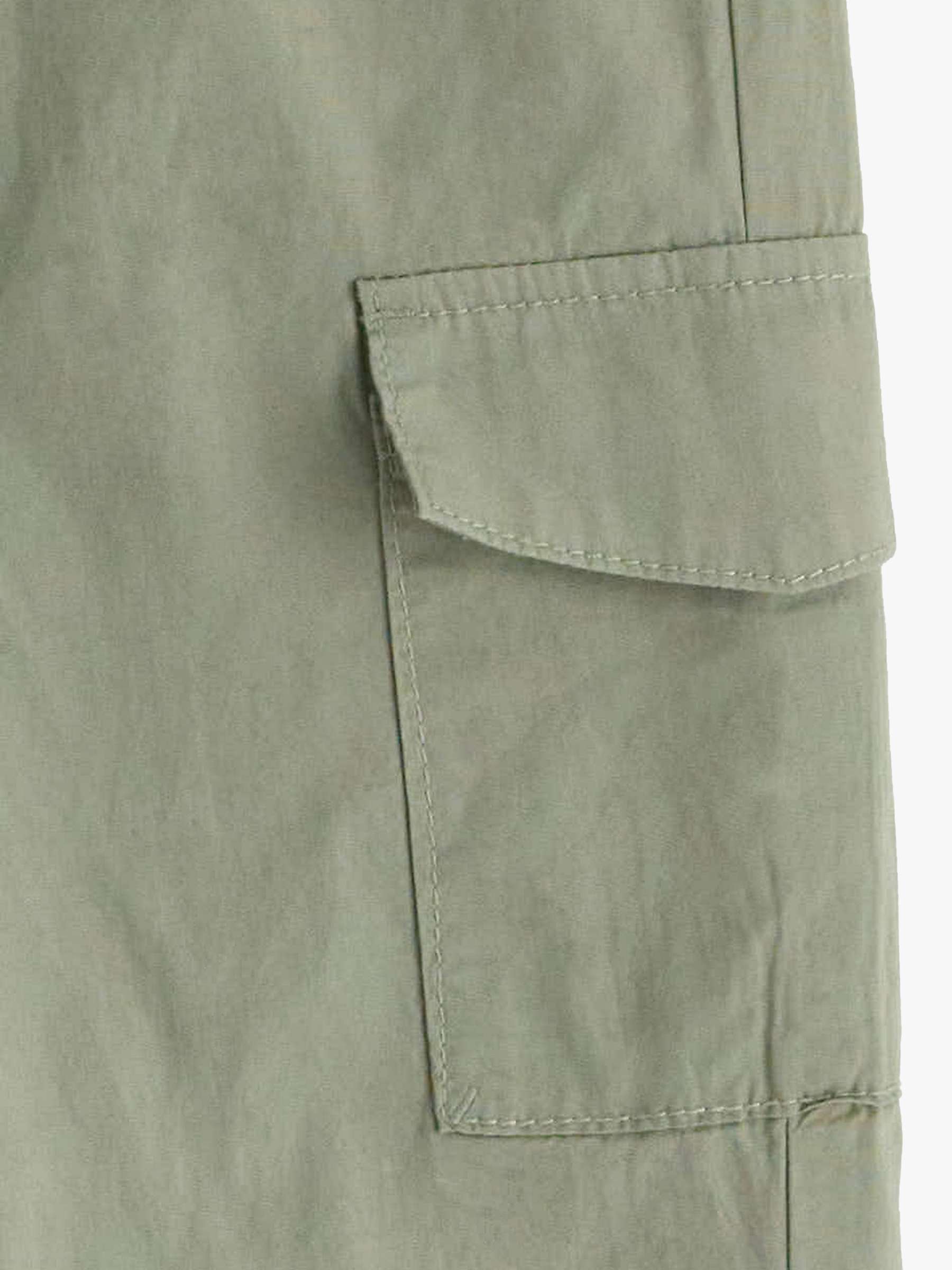 Buy Lindex Kids' Balloon Leg Cargo Trousers, Dusty Green Online at johnlewis.com