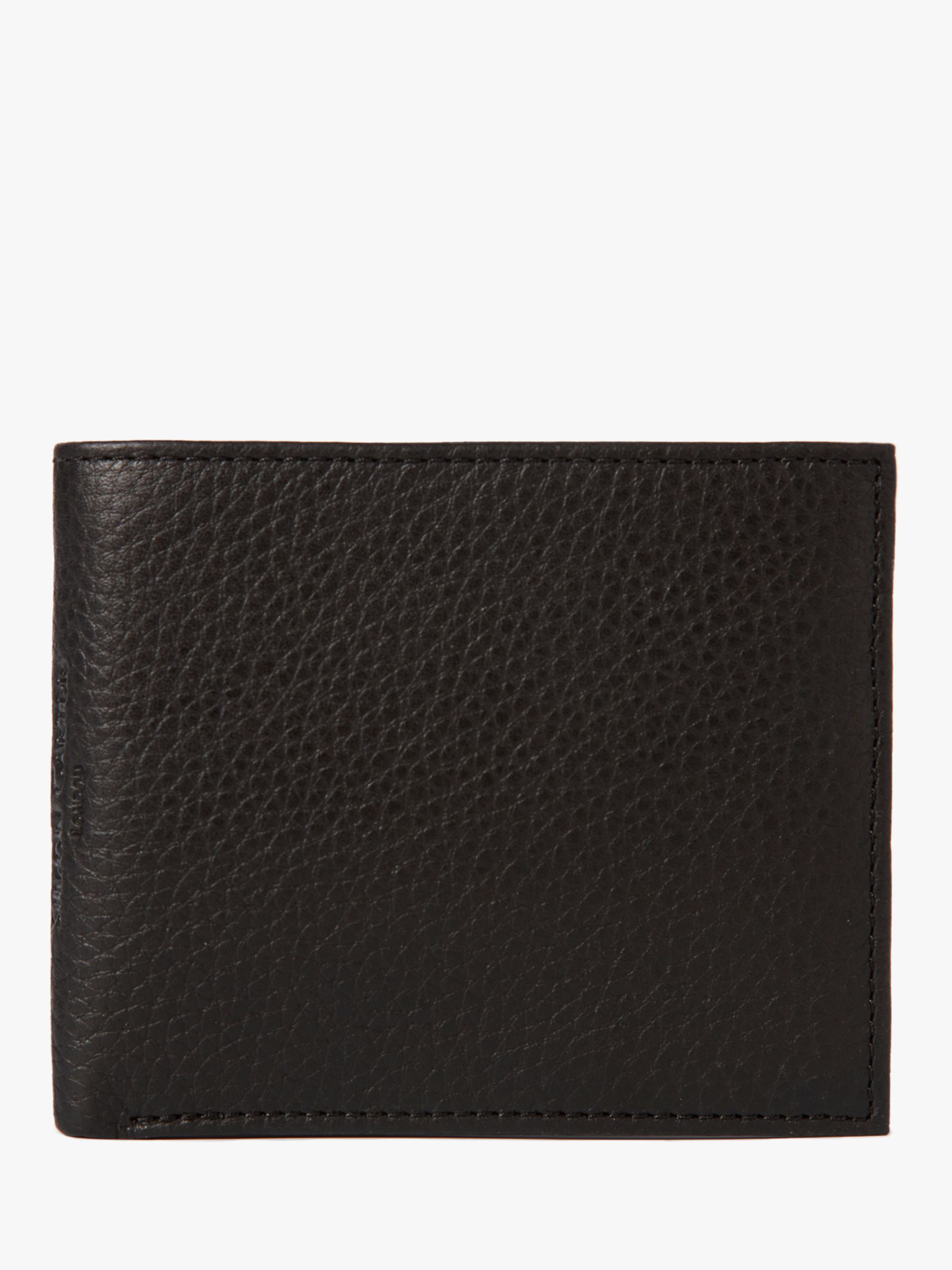 Simon Carter Soft Leather Coin Wallet, Black, One Size