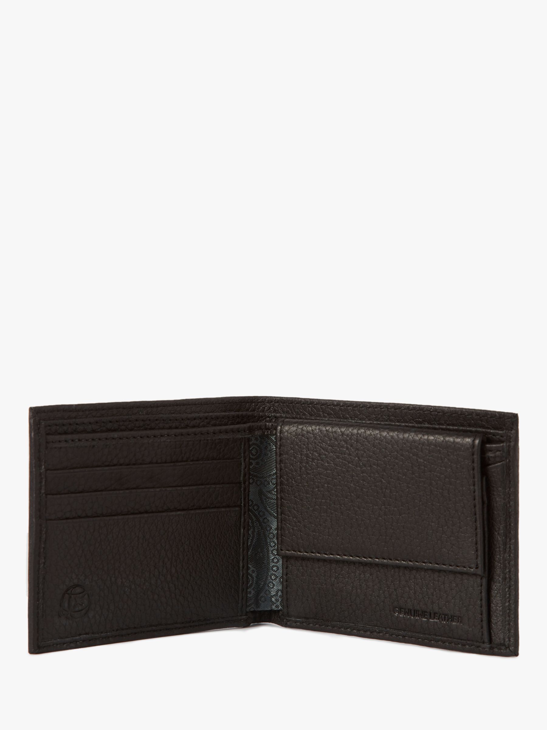 Simon Carter Soft Leather Coin Wallet, Black, One Size