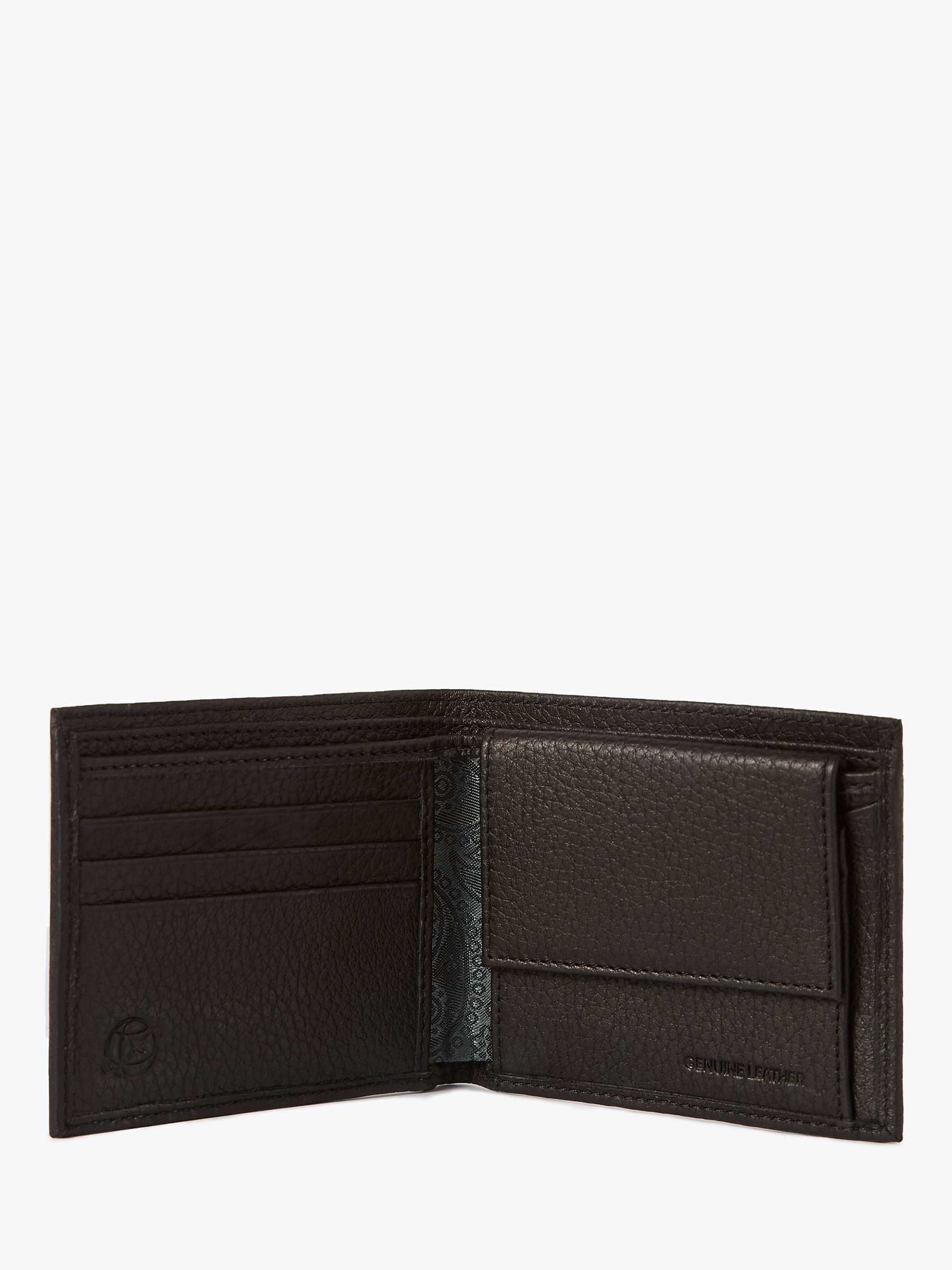 Buy Simon Carter Soft Leather Coin Wallet, Black Online at johnlewis.com