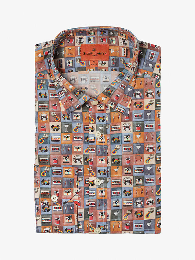 Simon Carter 80's Cassette Regular Fit Shirt