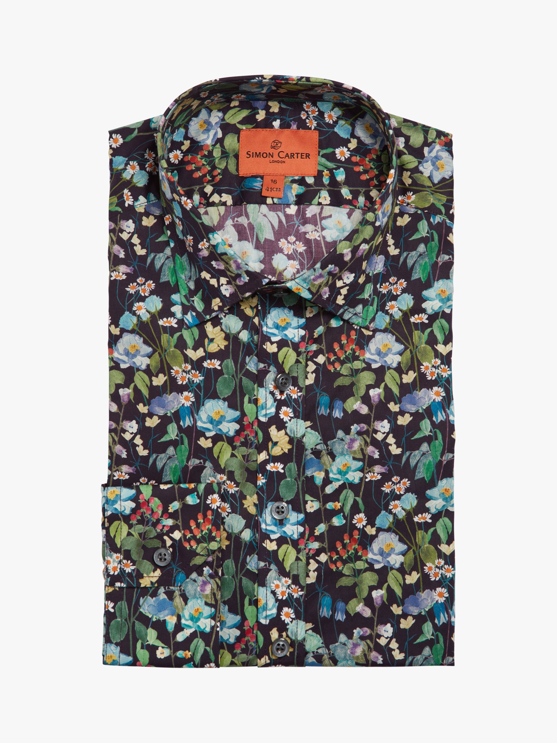 Simon Carter Liberty Fabric Fairytale Forest Shirt, Multi, 15R