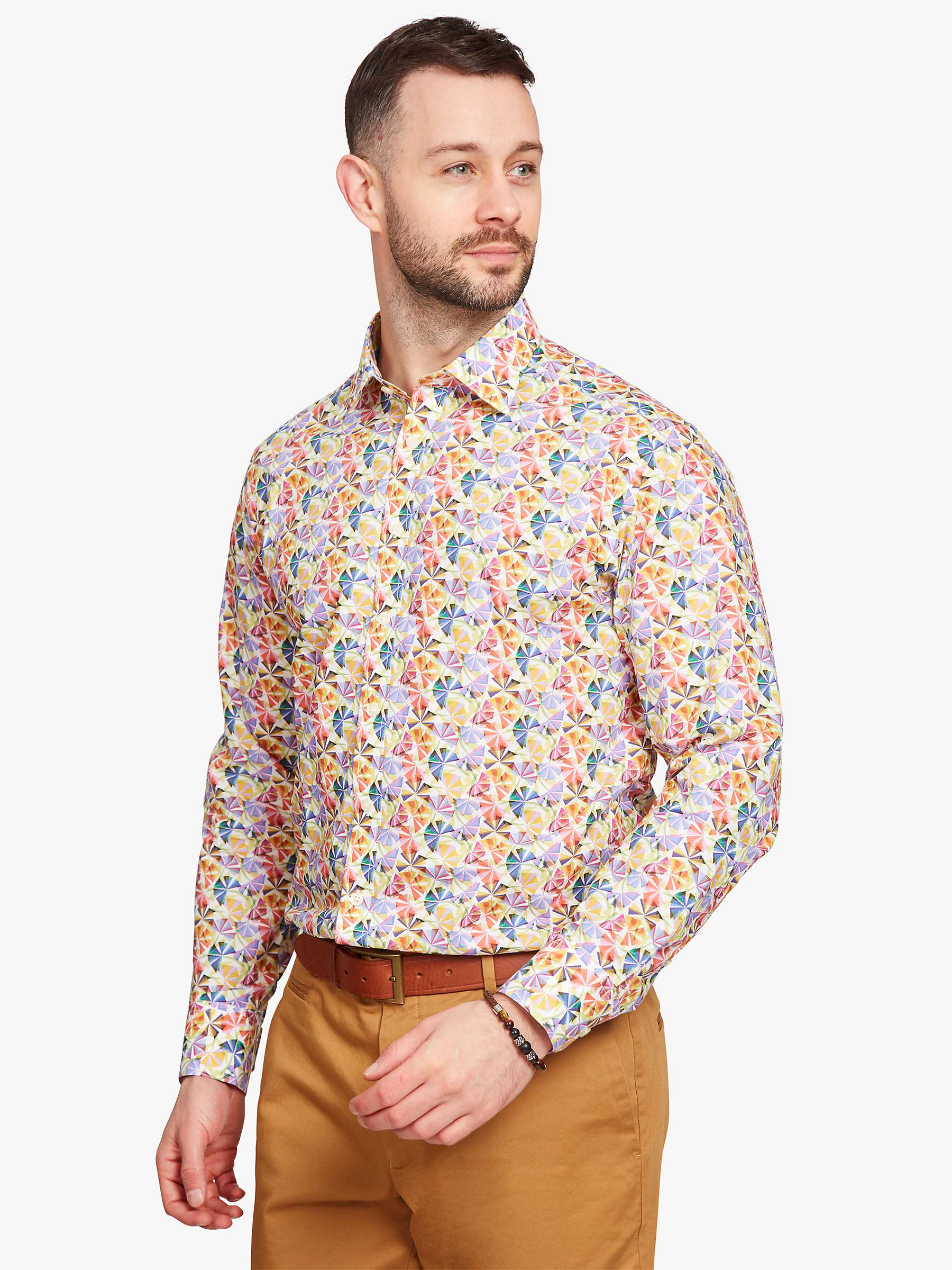 Buy Simon Carter Liberty Fabric Prism Petal Regular Fit Shirt, Multi Online at johnlewis.com