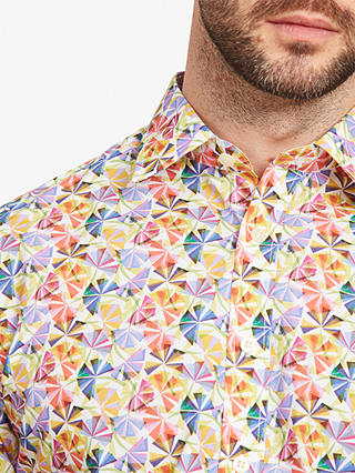 Simon Carter Liberty Fabric Prism Petal Regular Fit Shirt, Multi