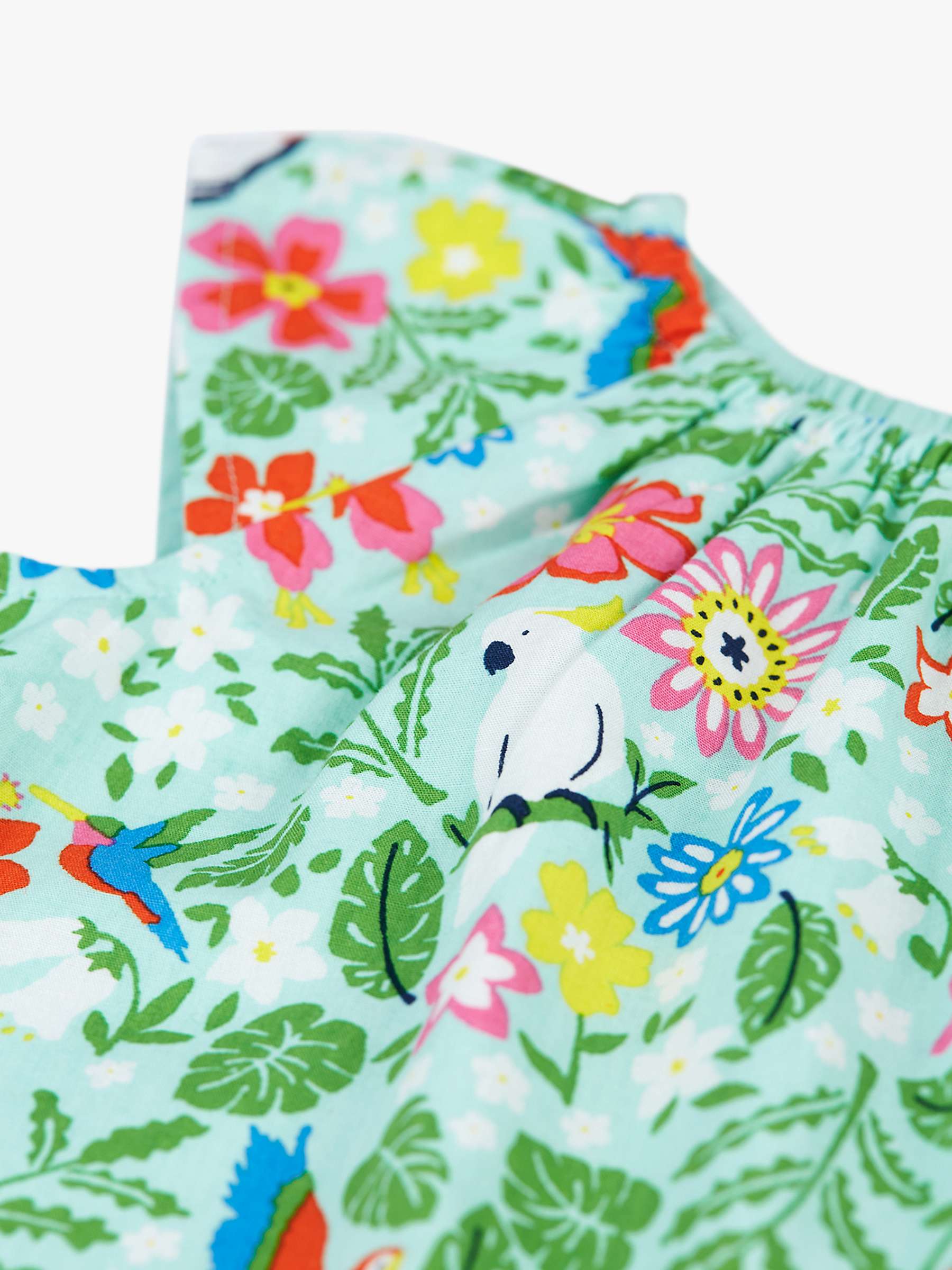 Buy Frugi Baby Lowen Organic Cotton Reversible Tropical Birds Dress, Multi Online at johnlewis.com