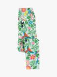 Frugi Kids' Organic Cotton Libby Print Leggings, Tropical Birds