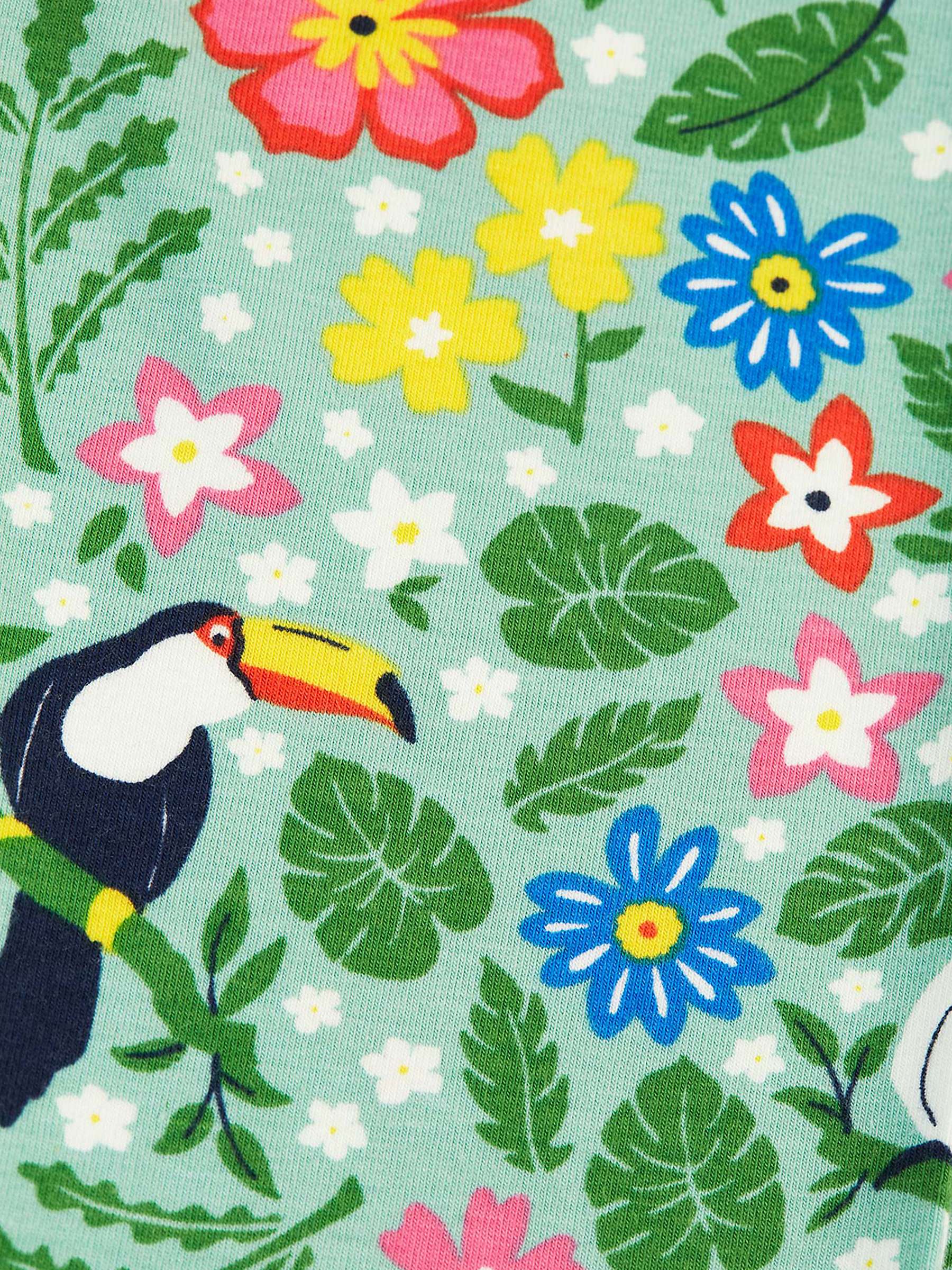 Buy Frugi Kids' Organic Cotton Libby Print Leggings, Tropical Birds Online at johnlewis.com