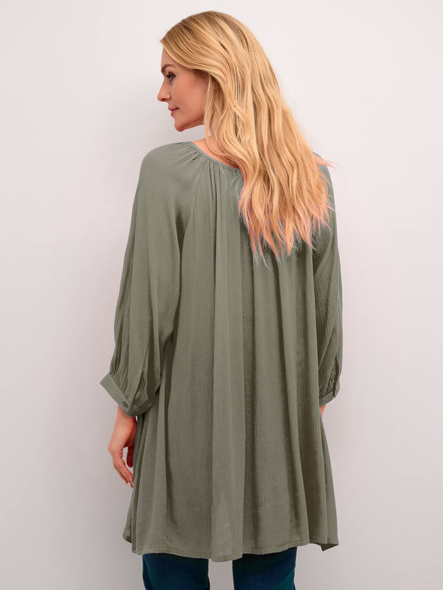 KAFFE Amber Tunic Top, Vetiver