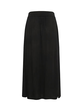 KAFFE Sally Amber Maxi A-Line Skirt, Deep Black
