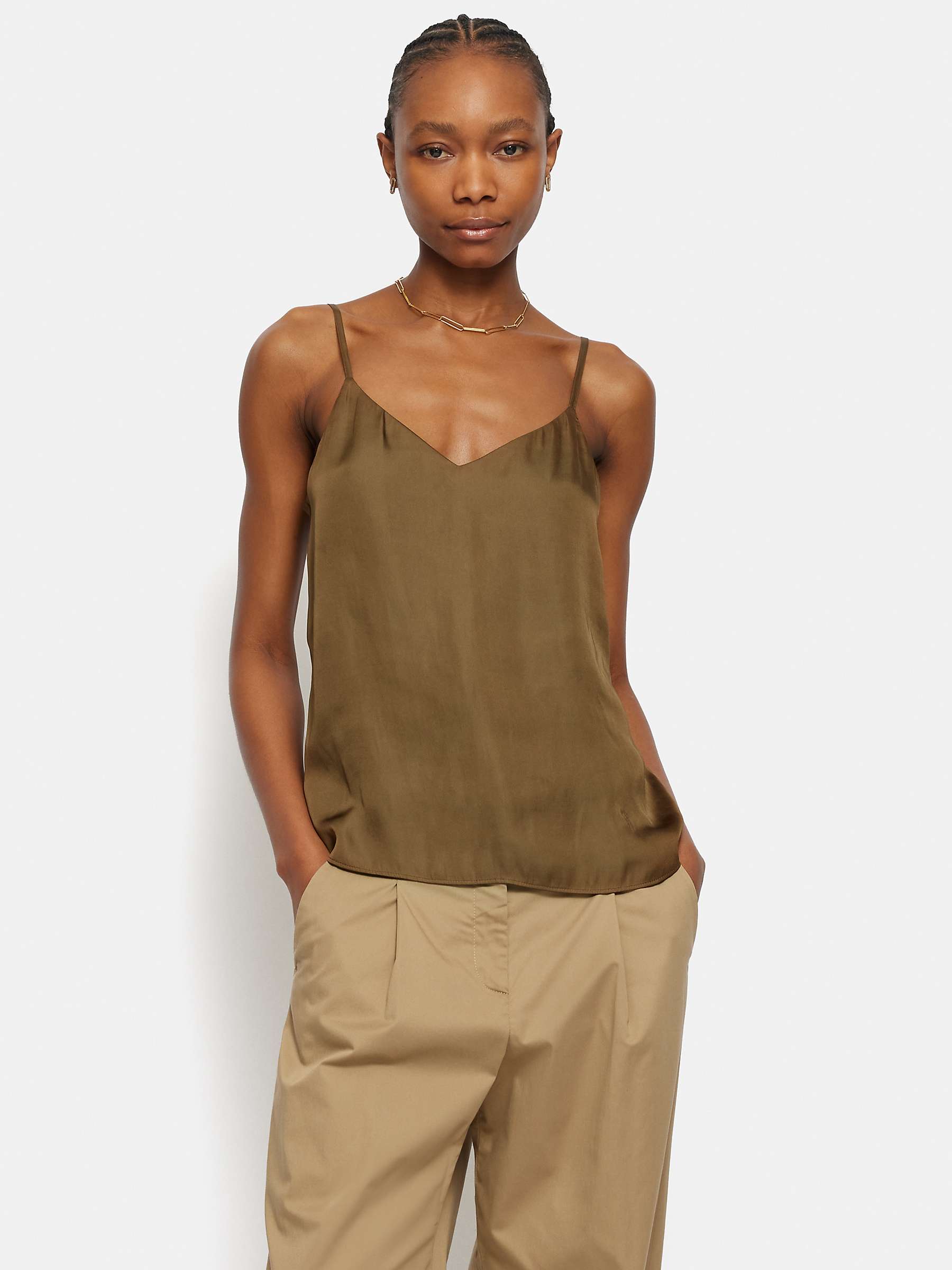 Buy Jigsaw Recycled Satin Camisole Online at johnlewis.com