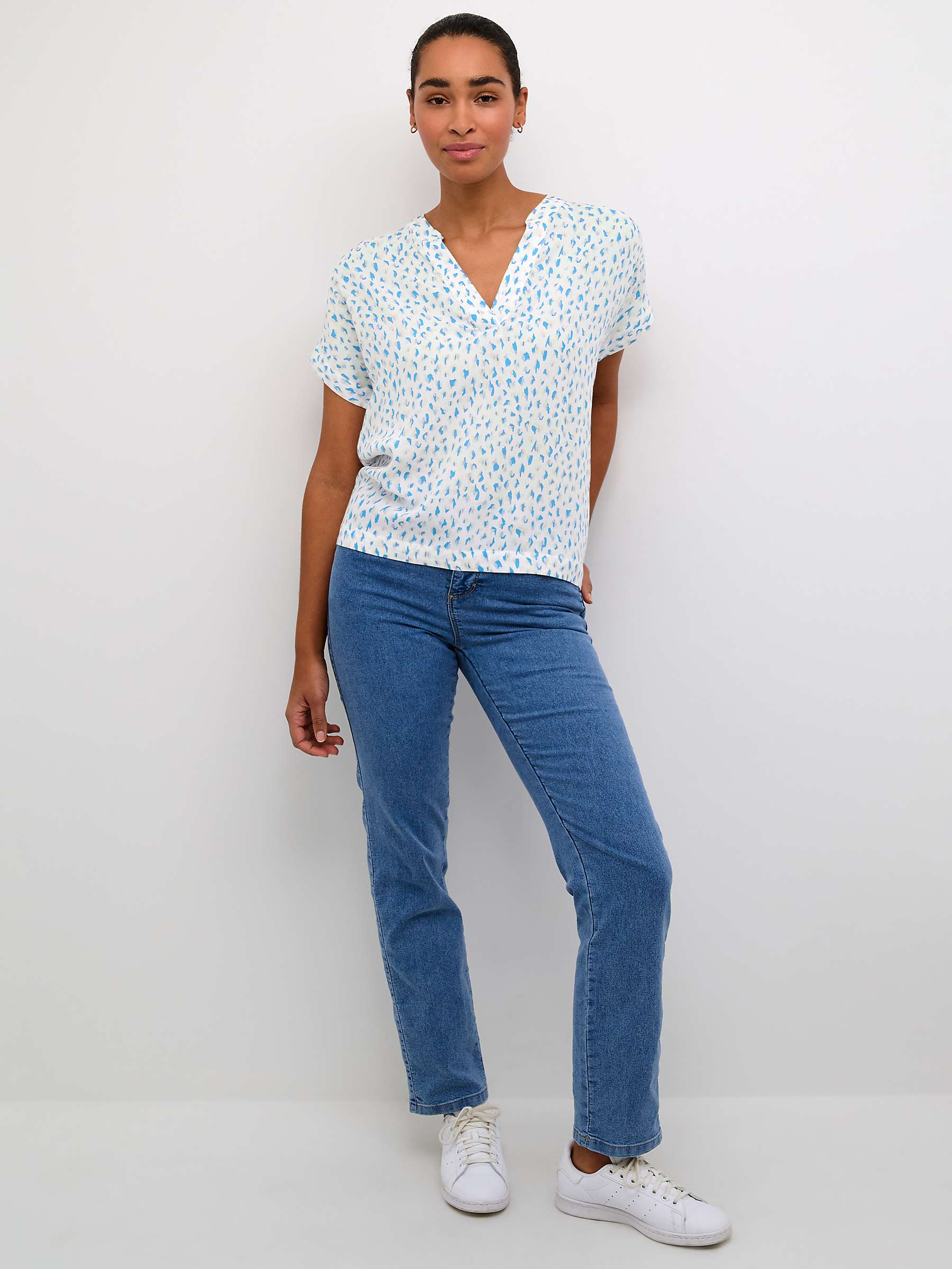 Buy KAFFE Ano Graphic Print Blouse Online at johnlewis.com