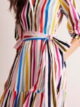 Boden Alba Stripe Tiered Dress, Multi, Multi