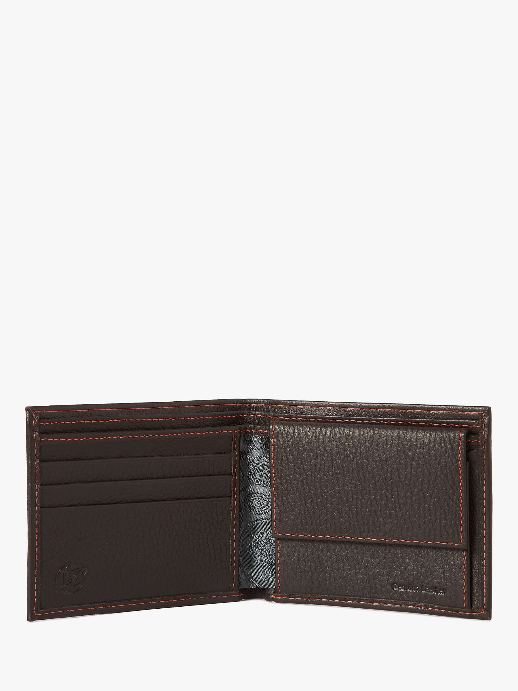 Buy Simon Carter Soft Leather Coin Wallet, Brown Online at johnlewis.com