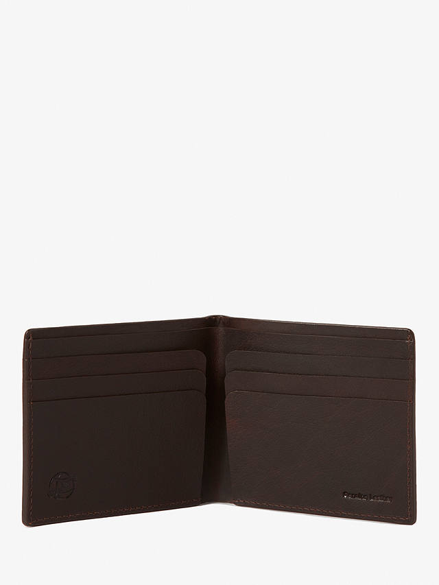 Simon Carter Slim Leather Wallet, Brown