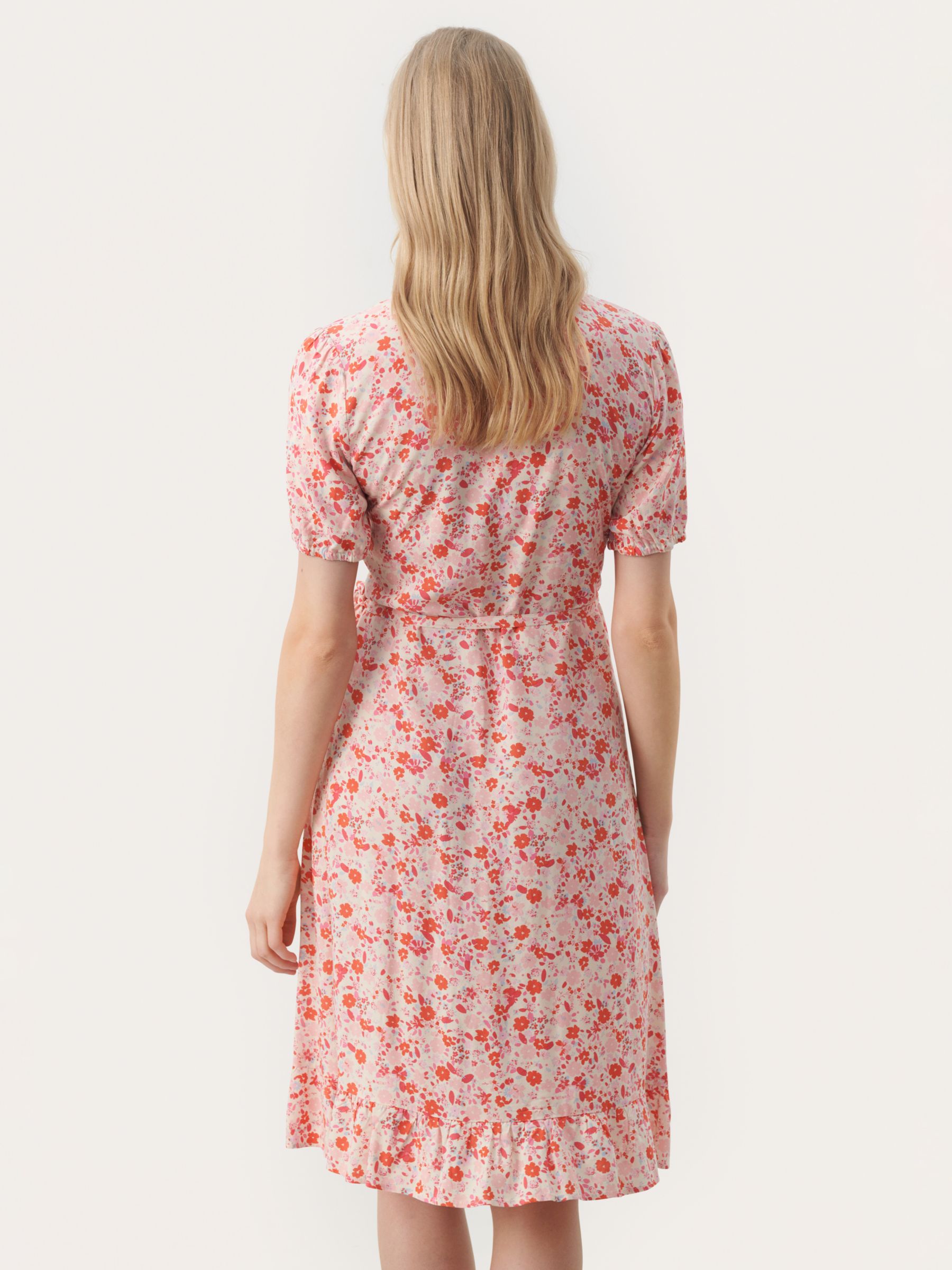 Buy Part Two Claire Short Sleeve Knee Length Wrap Dress Online at johnlewis.com