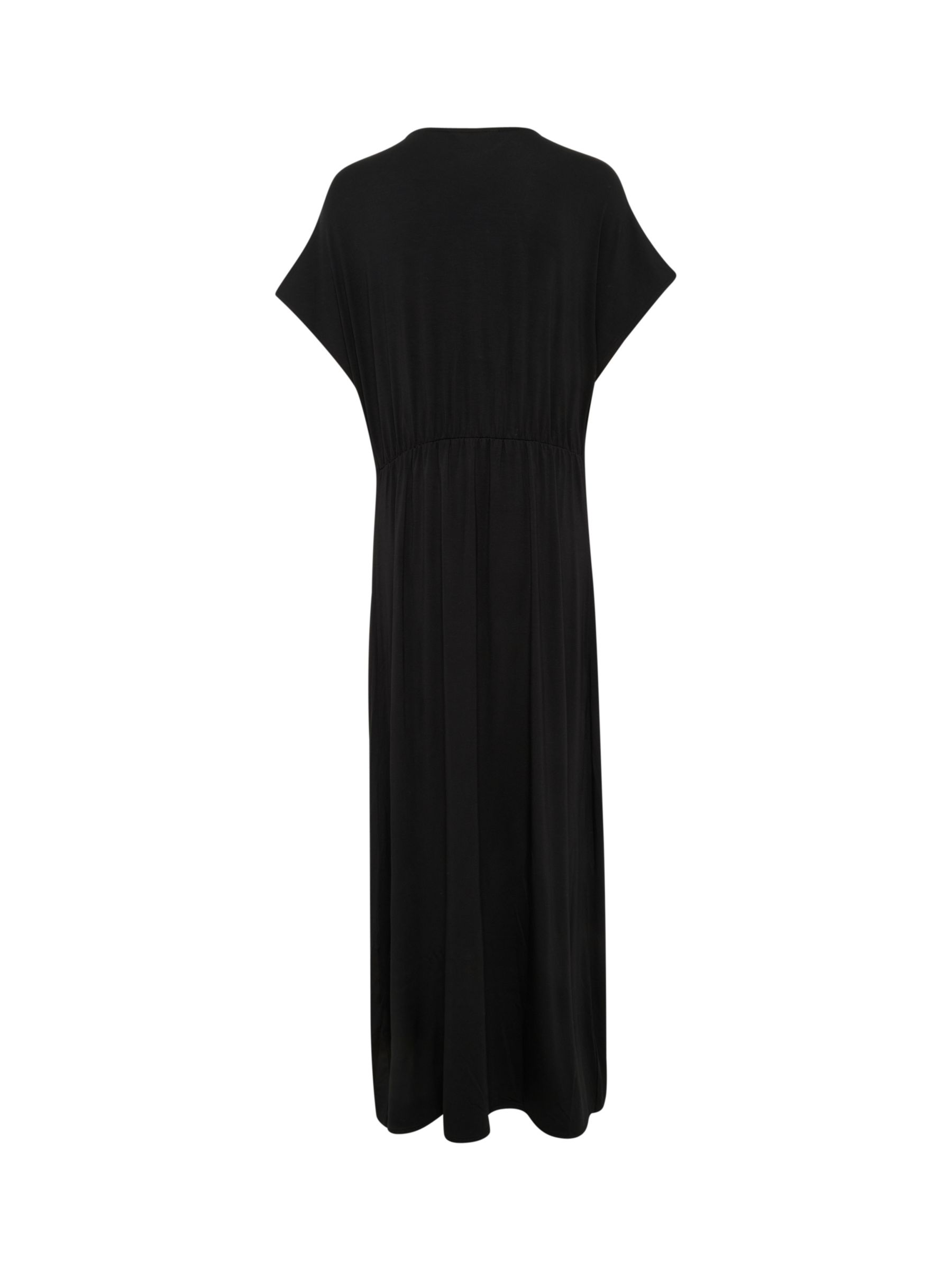 Part Two Griet Short Sleeve V-Neck Maxi Dress, Black, XS