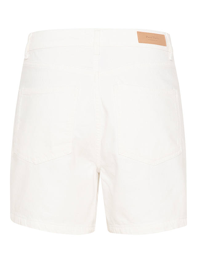 Part Two Gida High Waist Denim Shorts, Bright White