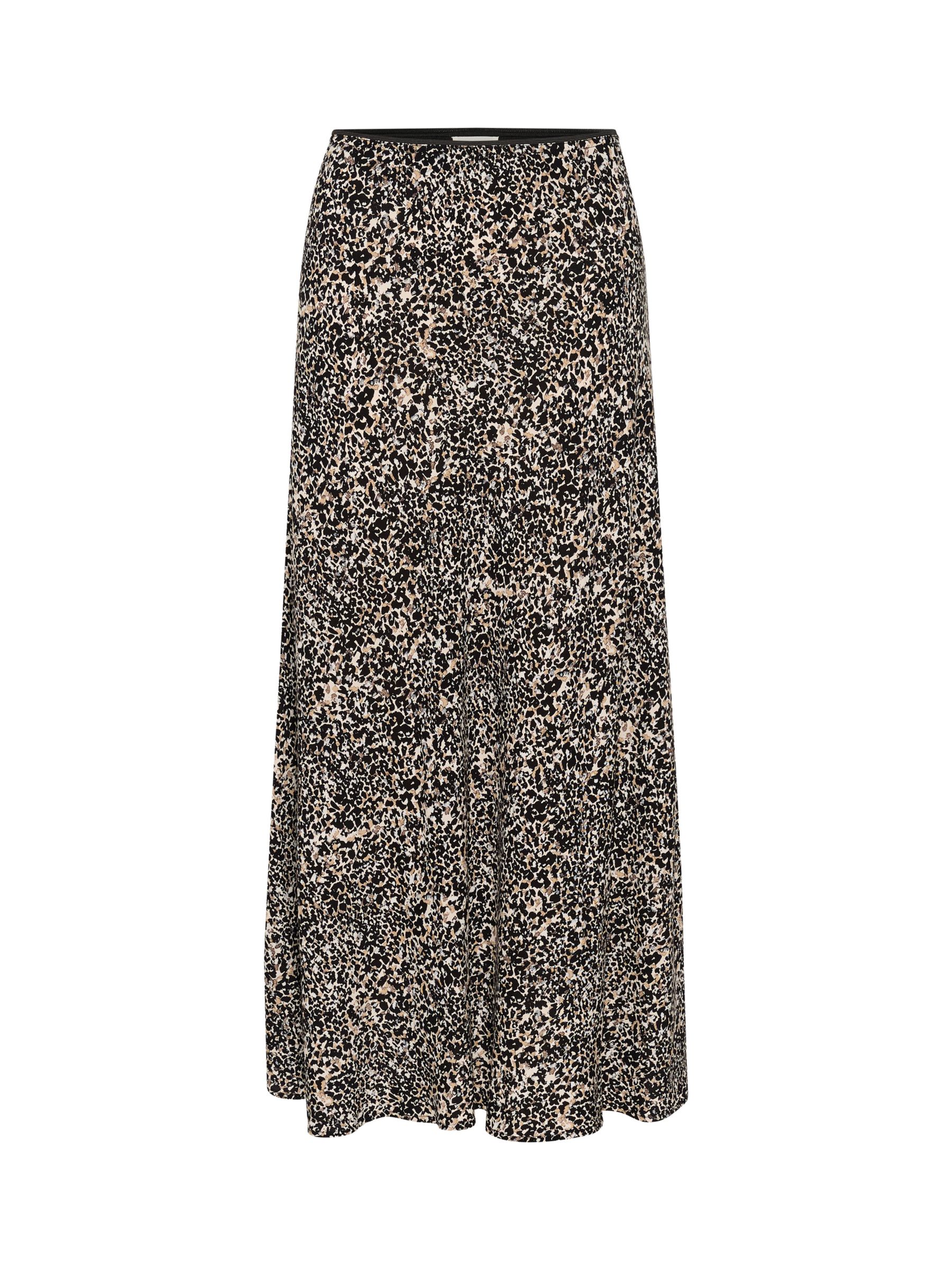 Buy Part Two Rin Mid Calf A-Line Skirt, Natural Scatter Online at johnlewis.com