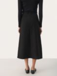 Part Two Emelina Mid Calf Skirt, Black