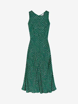 Brora Start Print Maxi Dress, Spruce